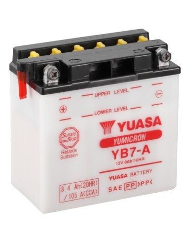 Batería Yuasa YB7-A Combipack Convencional