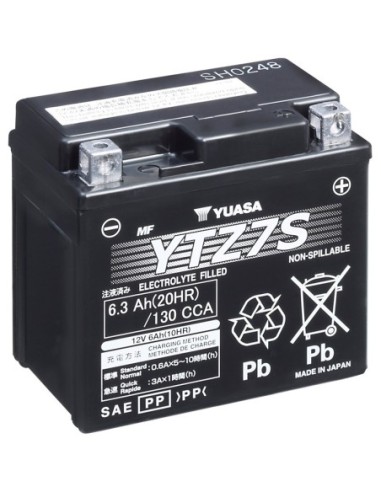 Batería Yuasa YTZ7-S Precargada