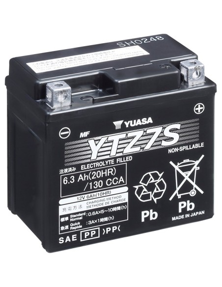Batería Yuasa YTZ7-S Precargada