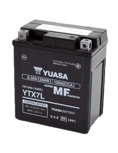 Batería Yuasa YTX7L-WC Precargada