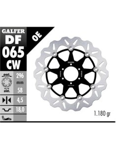 disco freno moto galfer flotante wave completo 296