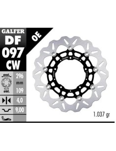 disco freno moto galfer flotante wave completo 296