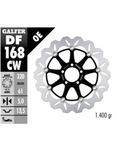 disco freno moto galfer flotante wave completo 320