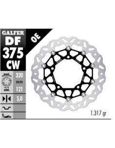 disco freno moto galfer wave flotante completo df3