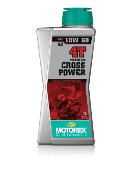 aceite moto motorex cross power 4t 10w60 1l mt070h004t