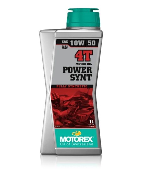 aceite moto motorex power synt 4t 10w50 1l mt061h004t