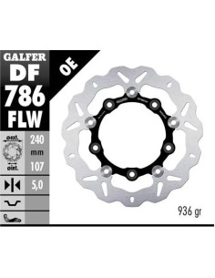 disco freno moto galfer wave flotante 240x5mm df78