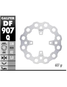 disco freno moto moto fijo galfer qubic 220x5mm df
