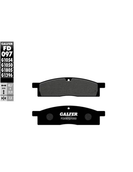 pastillas de freno moto galfer sinter offroad fd09
