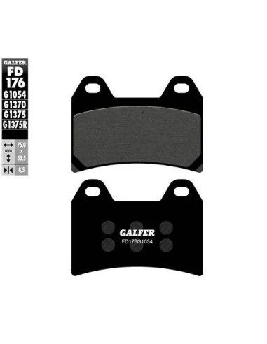 pastillas de freno moto galfer sinter sport r fd17