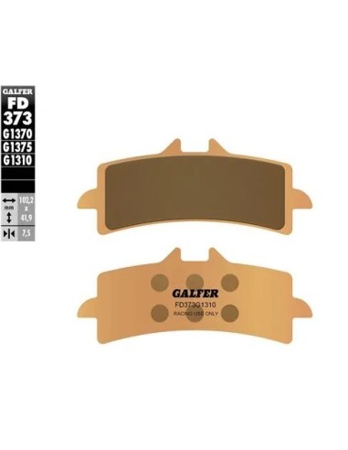 pastillas de freno moto galfer sinter sport r fd37
