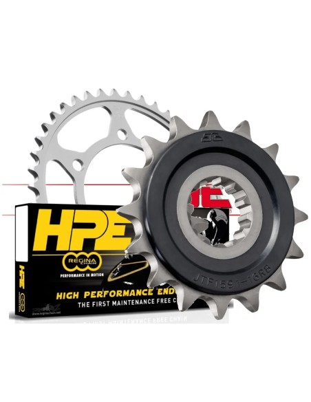 kit de transmision arrastre regina hpe sin mantenimiento yamaha mt07