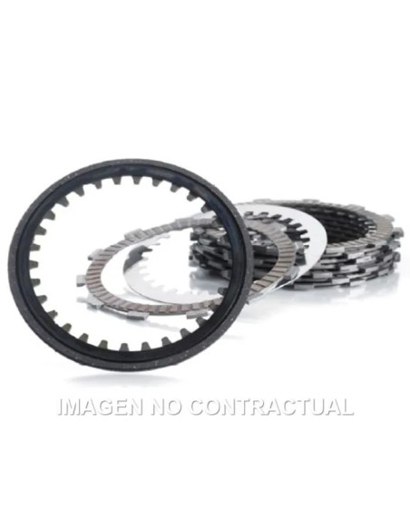 juego discos embrague moto trw mcc703pk