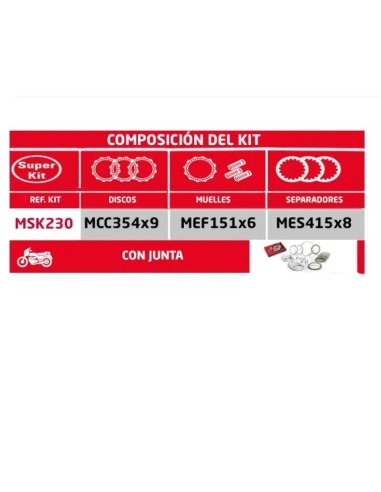 super kit de embrague suzuki gsx r 600 750 msk230