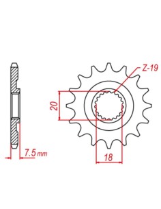 pinon zontes 125 g1 18 th
