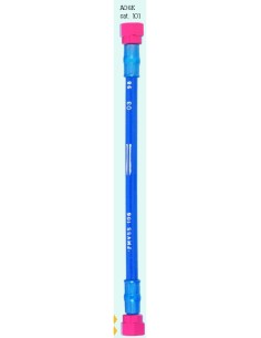 tubo de moto kevlar 600mm azul rojo frentubo a06k0600