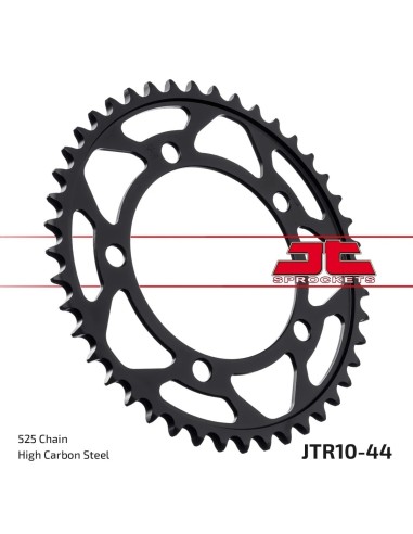 corona moto jt sprockets de acero de 44 dientes jtr10 44