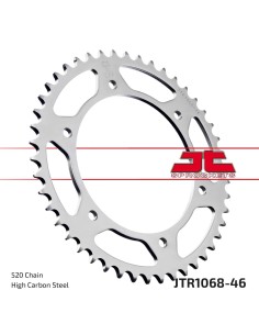 corona moto jt sprockets de acero de 46 dientes jtr1068 46