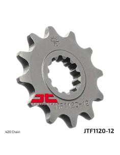pinon de moto jt sprockets acero 12 dientes p 420 jtf1120 12