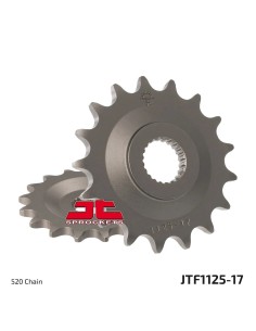 pinon de moto jt sprockets acero 17 dientes p 520 jtf1125 17