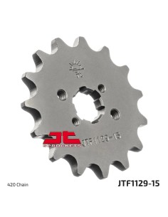 pinon de moto jt sprockets acero 15 dientes p 420 jtf1129 15