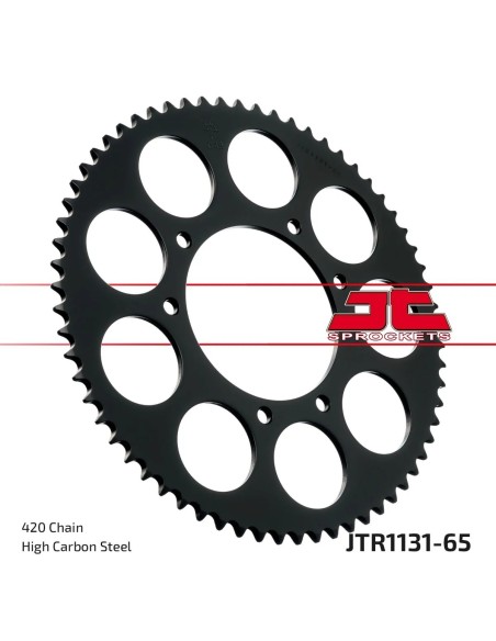 corona moto jt sprockets de acero de 65 dientes jtr1131 65