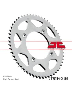 corona moto jt sprockets de acero de 56 dientes jtr1140 56