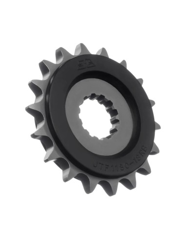 pinon moto jt sprockets acero con goma 18 dientes p 530 jtf1180 18rb