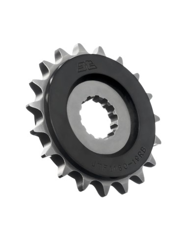 pinon moto jt sprockets acero con goma 19 dientes p 530 jtf1180 19rb