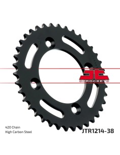 corona moto jt sprockets de acero de 38 dientes jtr1214 38