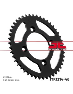 corona moto jt sprockets de acero de 46 dientes jtr1214 46