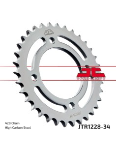 corona moto jt sprockets de acero de 34 dientes jtr1228 34