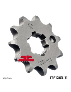 pinon de moto jt sprockets acero 11 dientes p 428 jtf1263 11