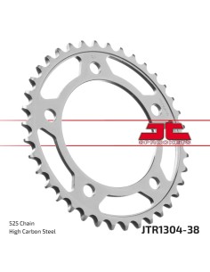 corona moto jt sprockets de acero de 38 dientes jtr1304 38