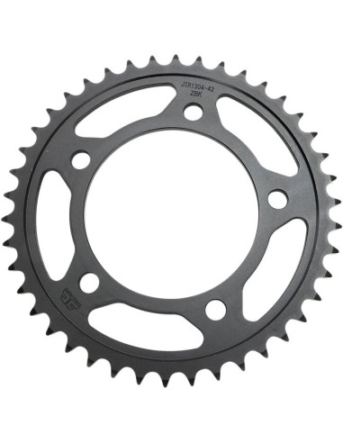 corona moto jt sprockets de acero de 42 dientes jtr1304 42zbk