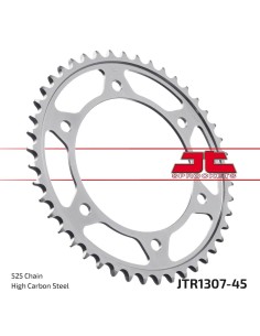 corona moto jt sprockets de acero de 45 dientes jtr1307 45