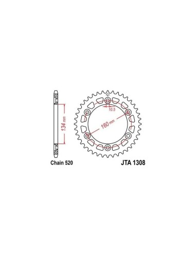 corona aluminio 130840aljts