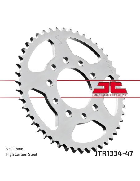 corona moto jt sprockets de acero de 47 dientes jtr1334 47