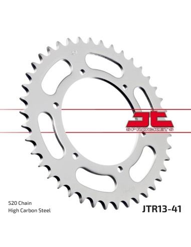 corona moto jt sprockets de acero de 41 dientes jtr13 41