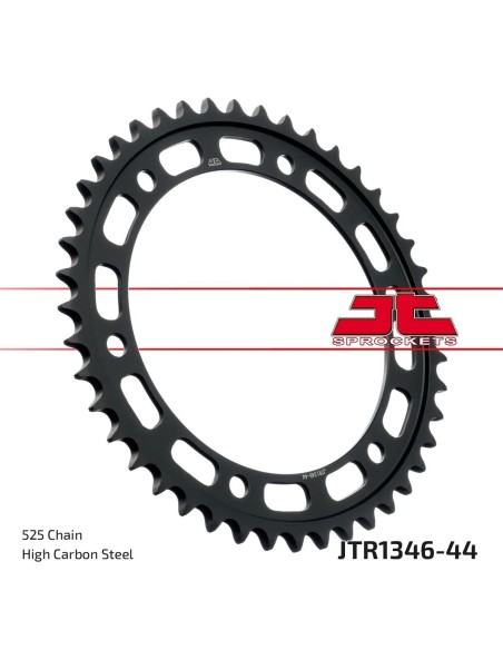 corona moto jt sprockets de acero de 44 dientes jtr1346 44
