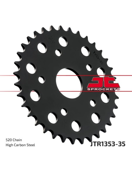 corona moto jt sprockets de acero de 35 dientes jtr1353 35