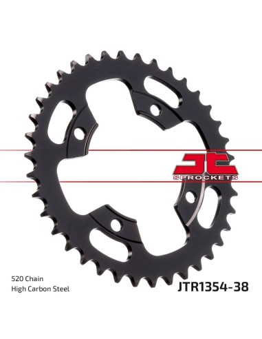 corona moto jt sprockets de acero de 38 dientes jtr1354 38