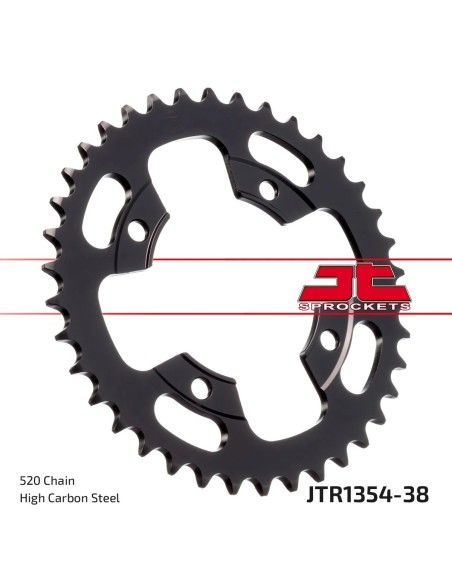 corona moto jt sprockets de acero de 38 dientes jtr1354 38