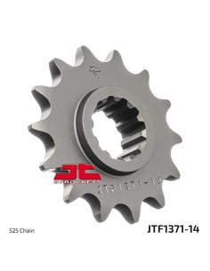 pinon de moto jt sprockets acero 14 dientes p 525 jtf1371 14