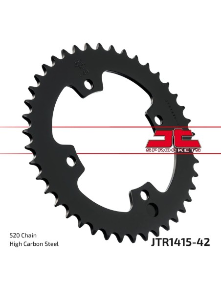 corona moto jt sprockets de acero de 42 dientes jtr1415 42