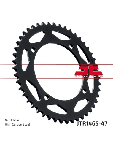 corona moto jt sprockets de acero de 47 dientes jtr1465 47