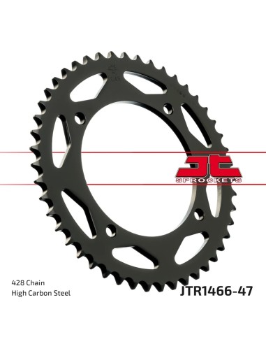 corona moto jt sprockets de acero de 47 dientes jtr1466 47