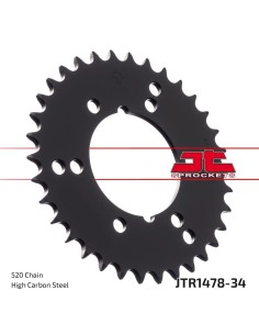 corona moto jt sprockets de acero de 34 dientes jtr1478 34