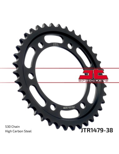 corona moto jt sprockets de acero de 38 dientes jtr1479 38