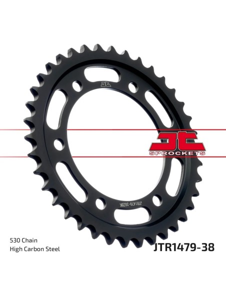corona moto jt sprockets de acero de 38 dientes jtr1479 38